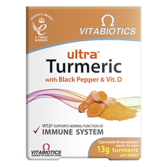 Image 1 for Ultra Turmeric with Black Pepper & Vitamin D 60 Tablets